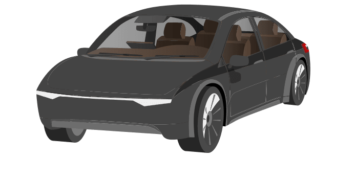 Car delivery illustration